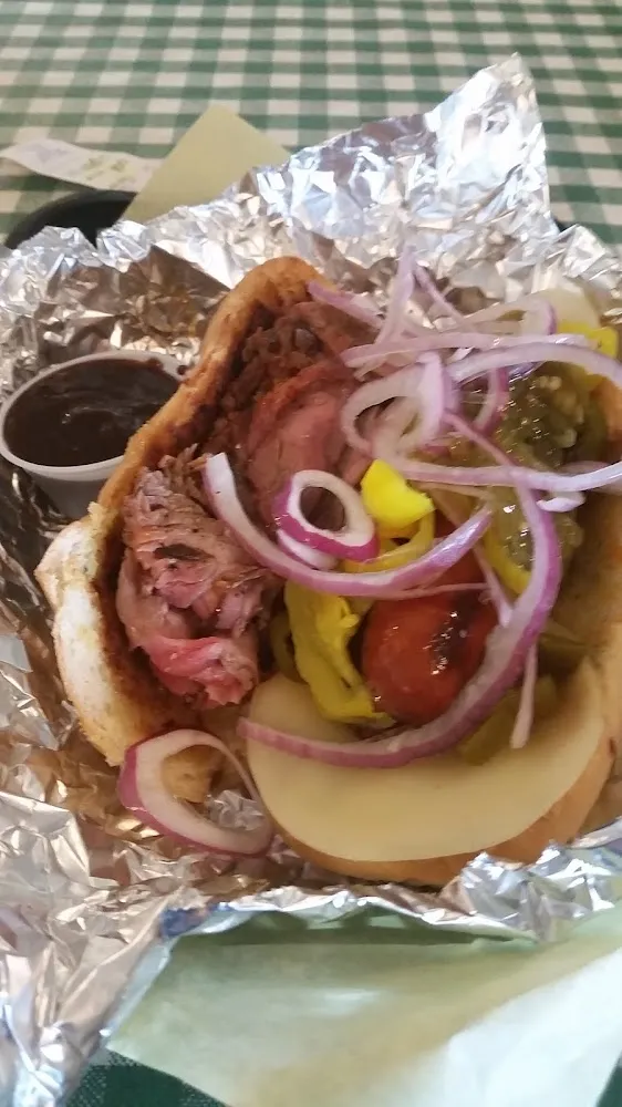 Hot Link Sausage Sandwich